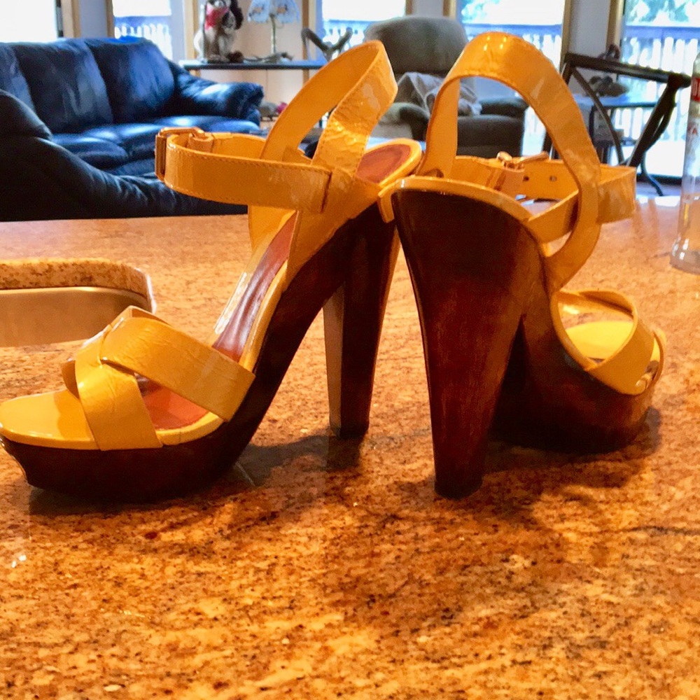 Yellow Aldo sandals
